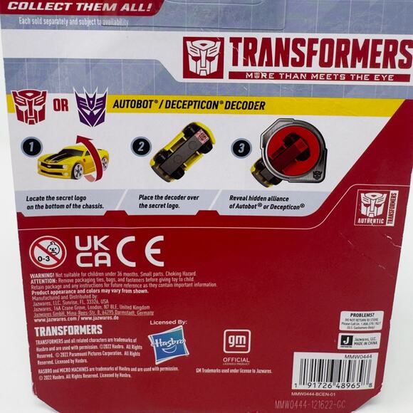 Transformers Micro Machines Series 1 Elita-One Sideswipe - Picture 6 of 9